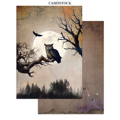 Stamperia Junk Journal - Halloween - 21x29,7cm - Backgrounds - Sticker - Cut Outs