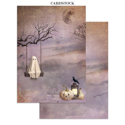 Stamperia Junk Journal - Halloween - 21x29,7cm - Backgrounds - Sticker - Cut Outs
