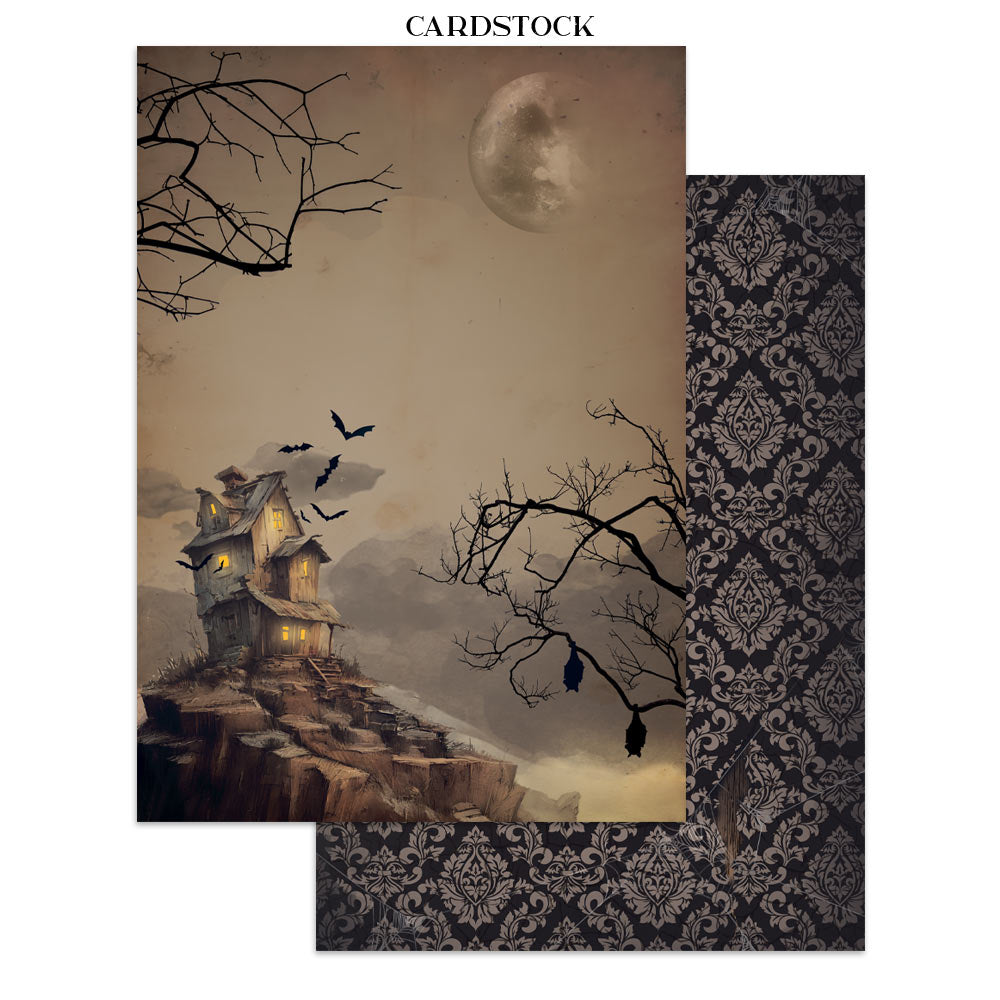 Stamperia Junk Journal - Halloween - 21x29,7cm - Backgrounds - Sticker - Cut Outs