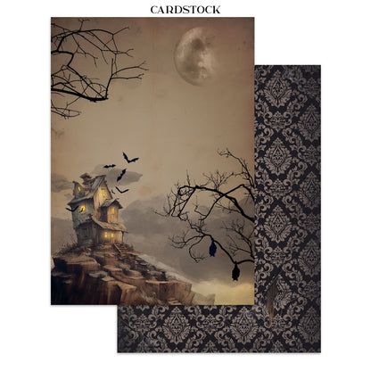 Stamperia Junk Journal - Halloween - 21x29,7cm - Backgrounds - Sticker - Cut Outs