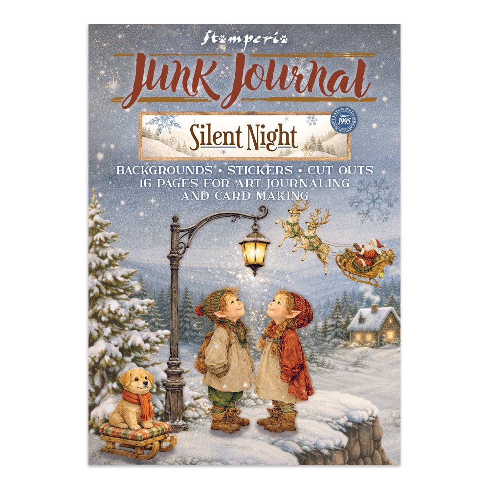 Stamperia Junk Journal - Silent Night - 21x29,7cm - Backgrounds - Sticker - Cut Outs