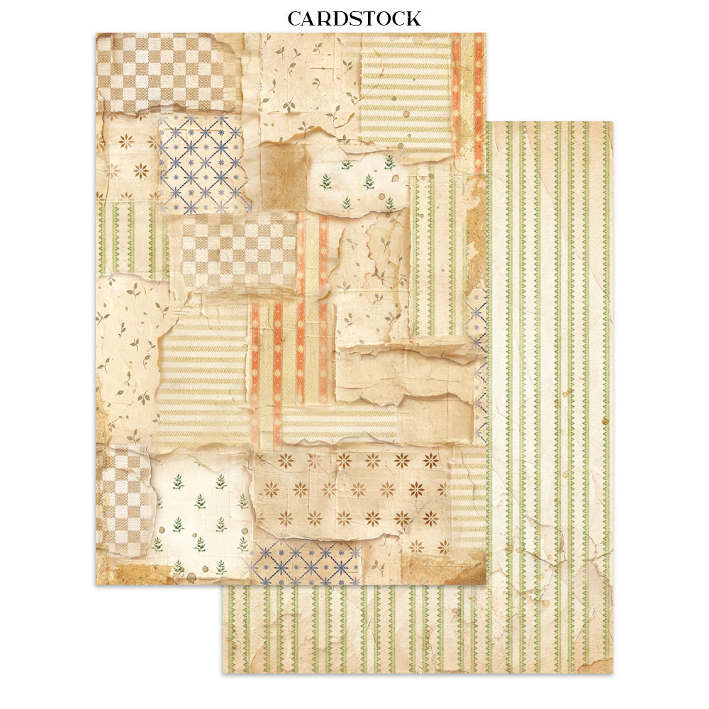 Stamperia Junk Journal - Silent Night - 21x29,7cm - Backgrounds - Sticker - Cut Outs