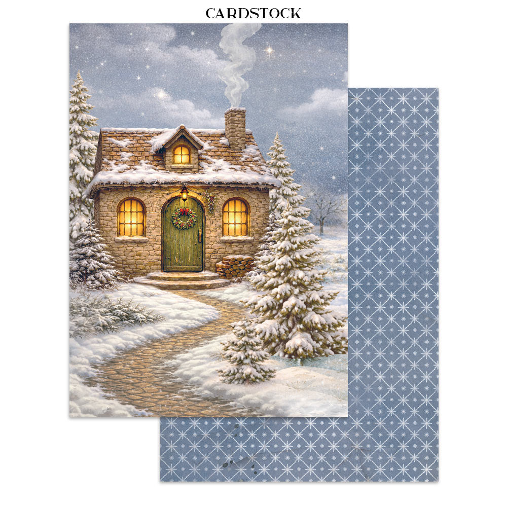 Stamperia Junk Journal - Silent Night - 21x29,7cm - Backgrounds - Sticker - Cut Outs