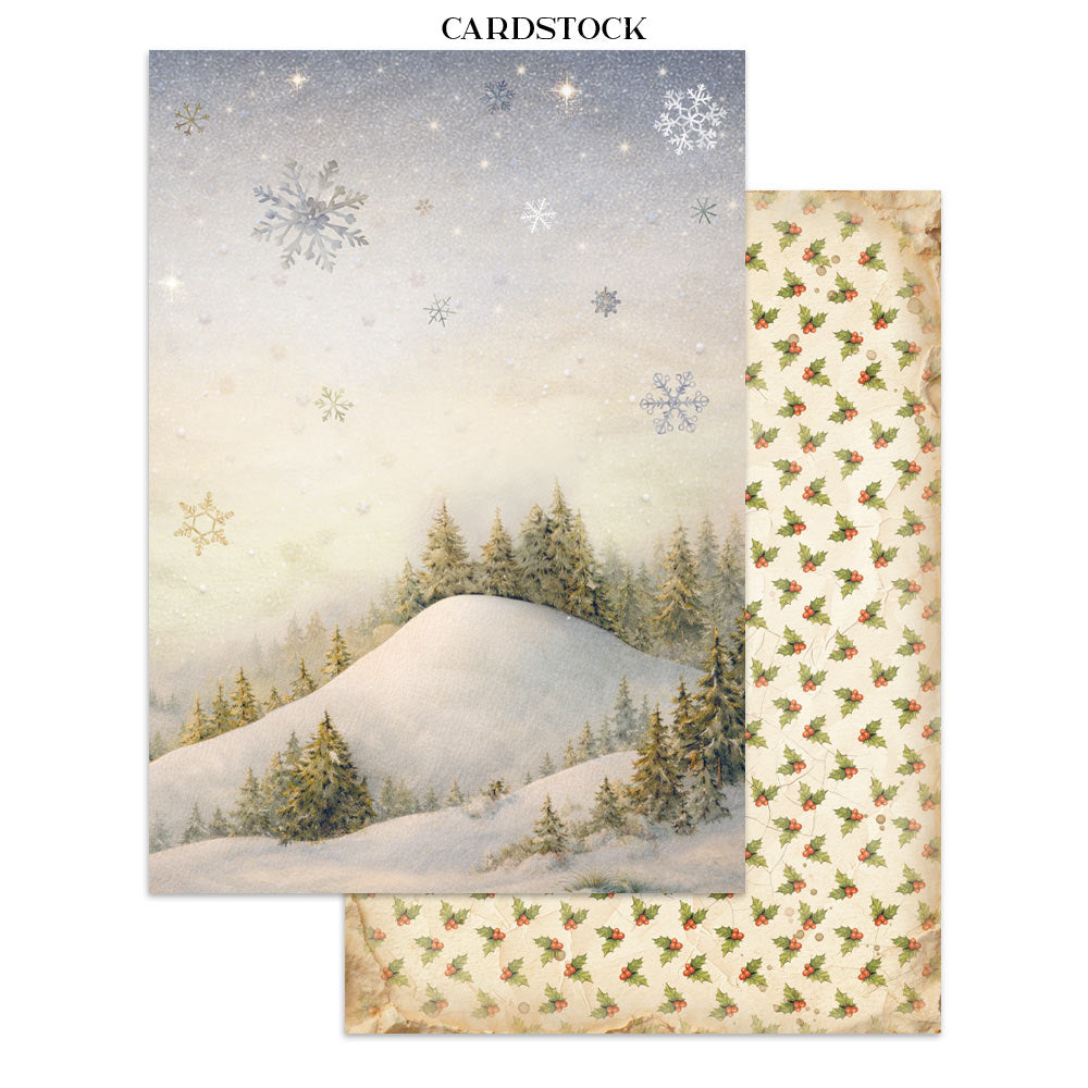 Stamperia Junk Journal - Silent Night - 21x29,7cm - Backgrounds - Sticker - Cut Outs