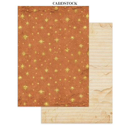 Stamperia Junk Journal - Silent Night - 21x29,7cm - Backgrounds - Sticker - Cut Outs