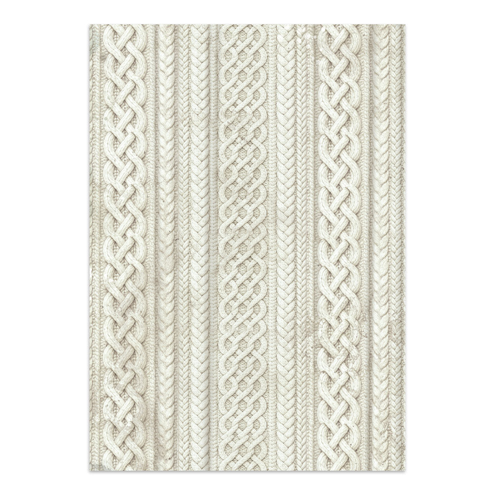Stamperia Junk Journal - White Christmas - 21x29,7cm - Backgrounds - Sticker - Cut Outs