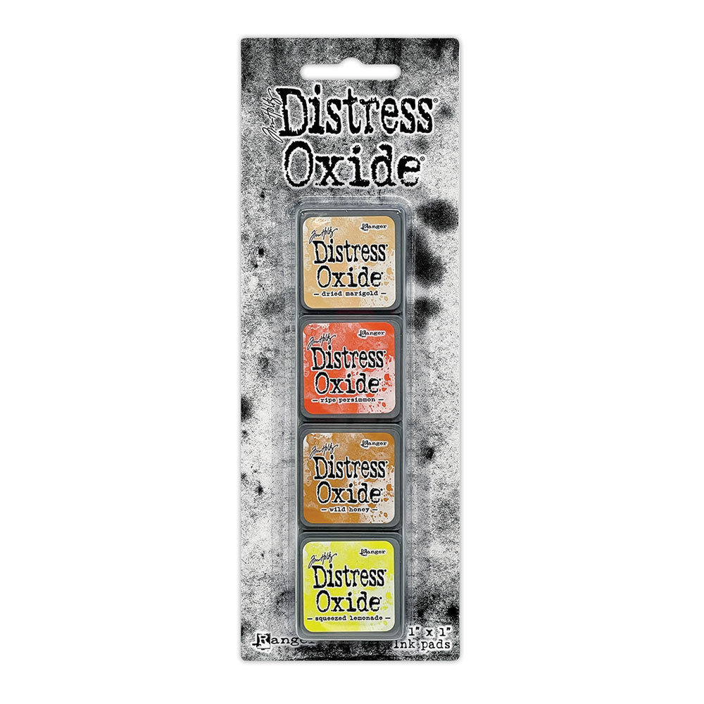 Mini Distress Oxide Kit #8 4 Stück 3x3cm Stempelkissen