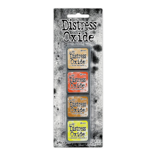 Mini Distress Oxide Kit #8 4 Stück 3x3cm Stempelkissen