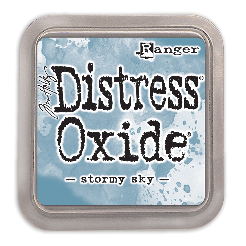 Distress Oxide 7,5x7,5cm Stormy Sky Stempelkissen