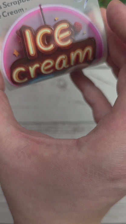 PET Tape Stickerband Ice Cream 7cm x 1,50m