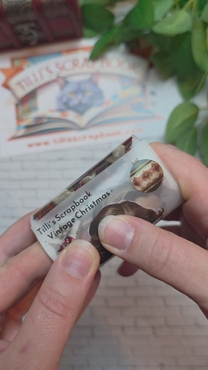 PET Tape Stickerband Vintage Christmas 7cm x 1,50m