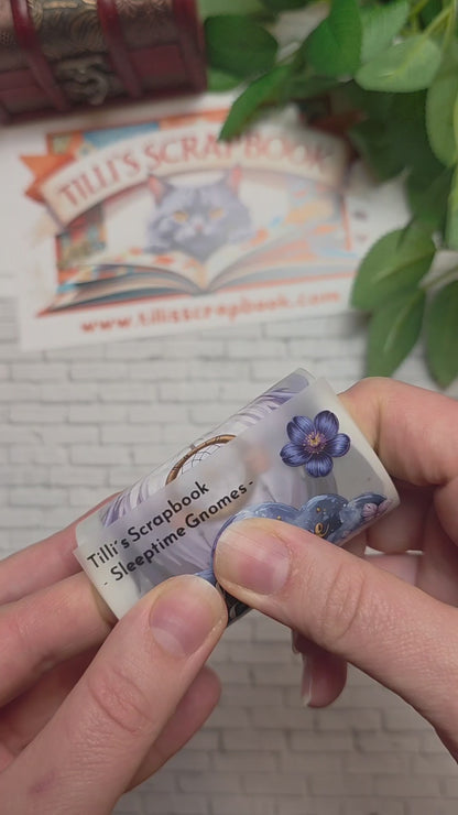 PET Tape Stickerband Sleeptime Gnomes 7cm x 1,50m
