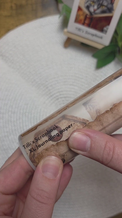 PET Tape XL Stickerband Journaling Papier 12cm x 1,50m