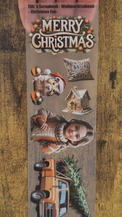 PET Tape Stickerband 6er Set Weihnachten Bundle