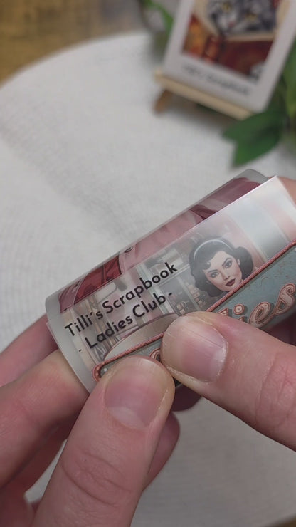 PET Tape Stickerband Ladies Club 7cm x 1,50m