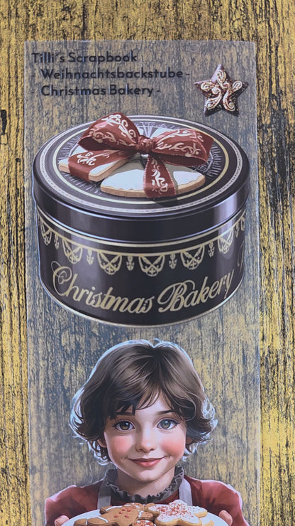 PET Tape Stickerband Weihnachtsbäckerei / Christmas Bakery  7cm x 1,50m