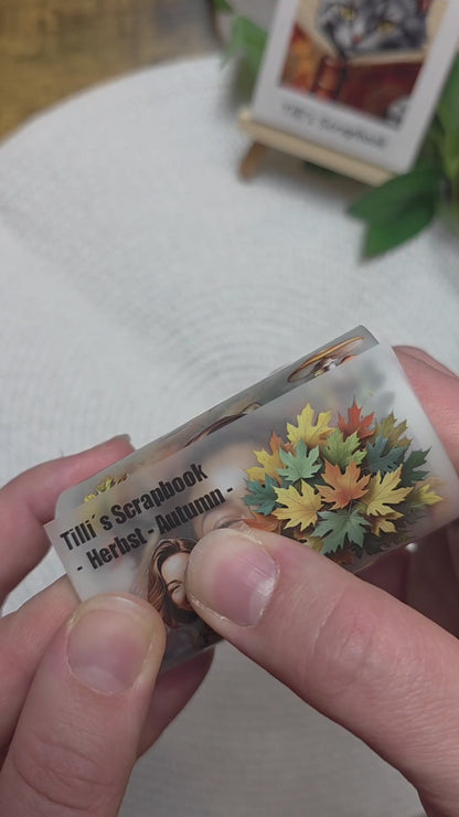 PET Tape Stickerband Herbst/Autumn  7cm x 1,50m